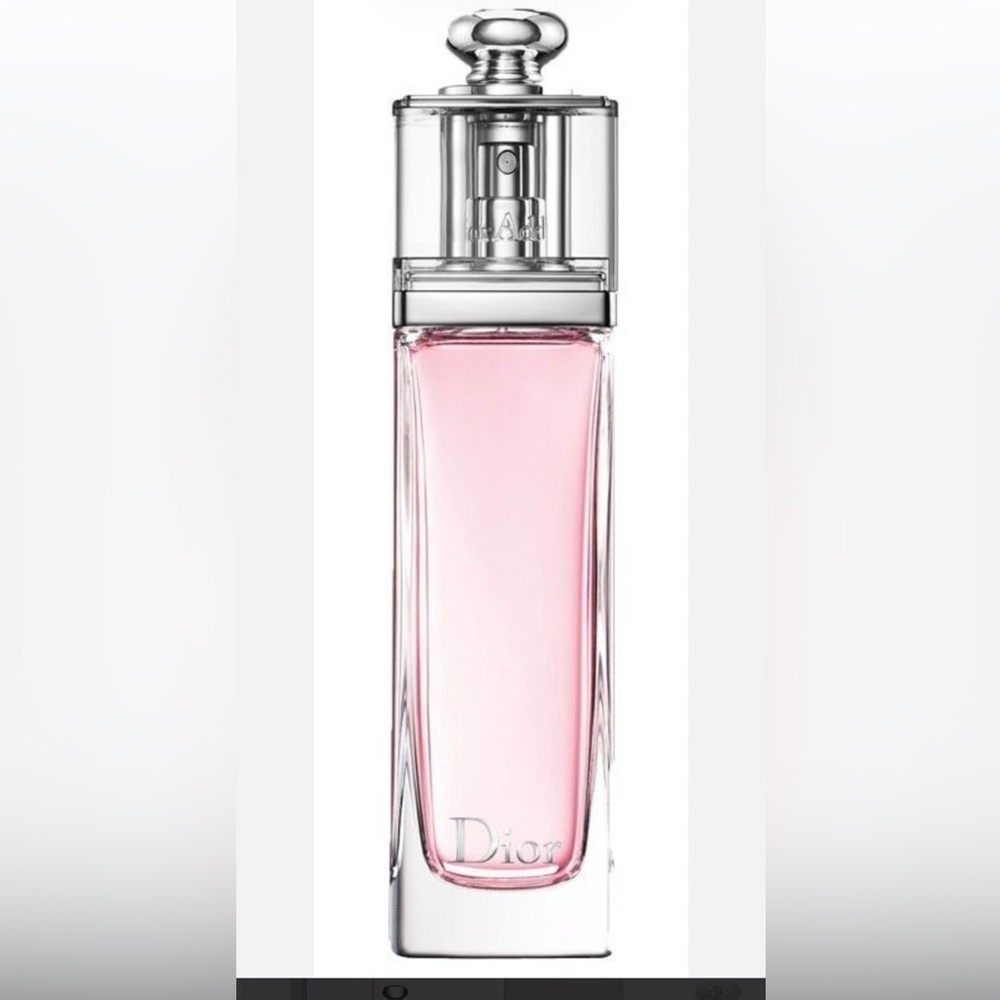 Dior Pink and Silver Perfume Bottle